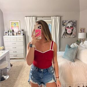 Princess Polly Red Camisole Top